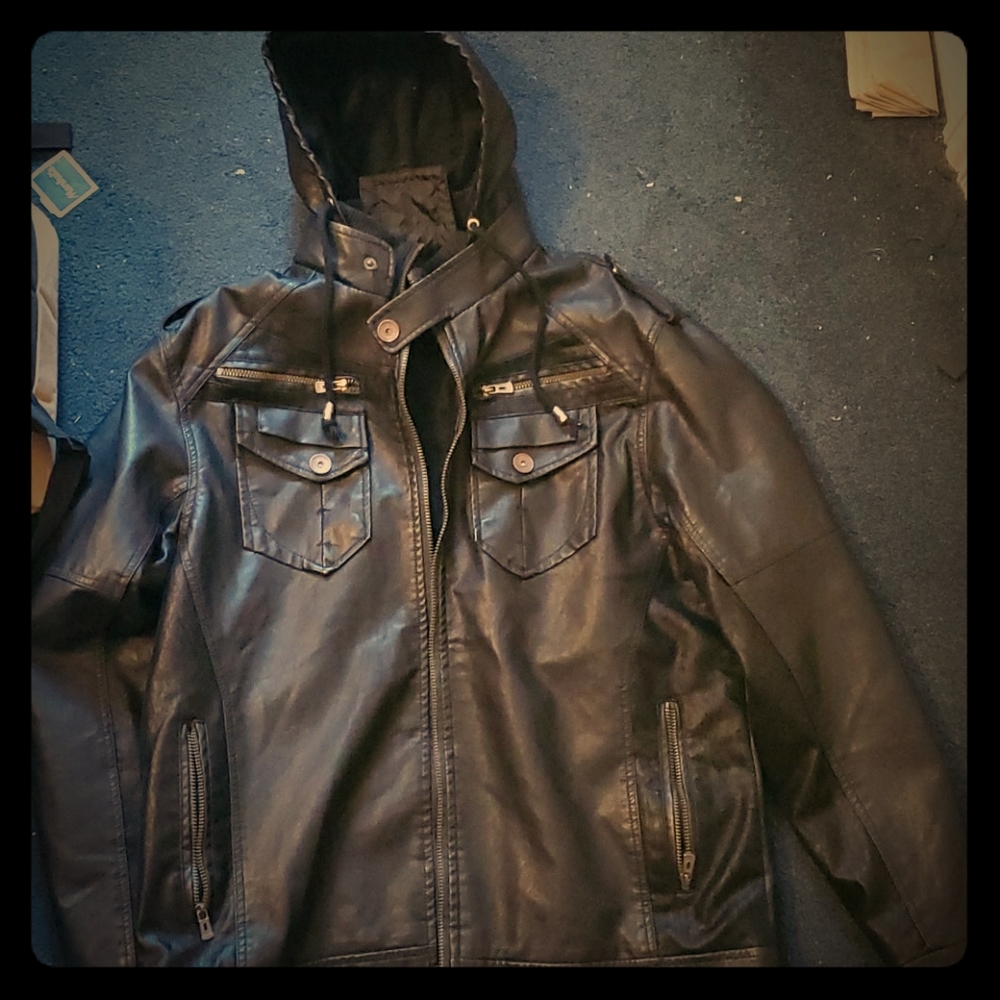 Dixon faux leather jacket